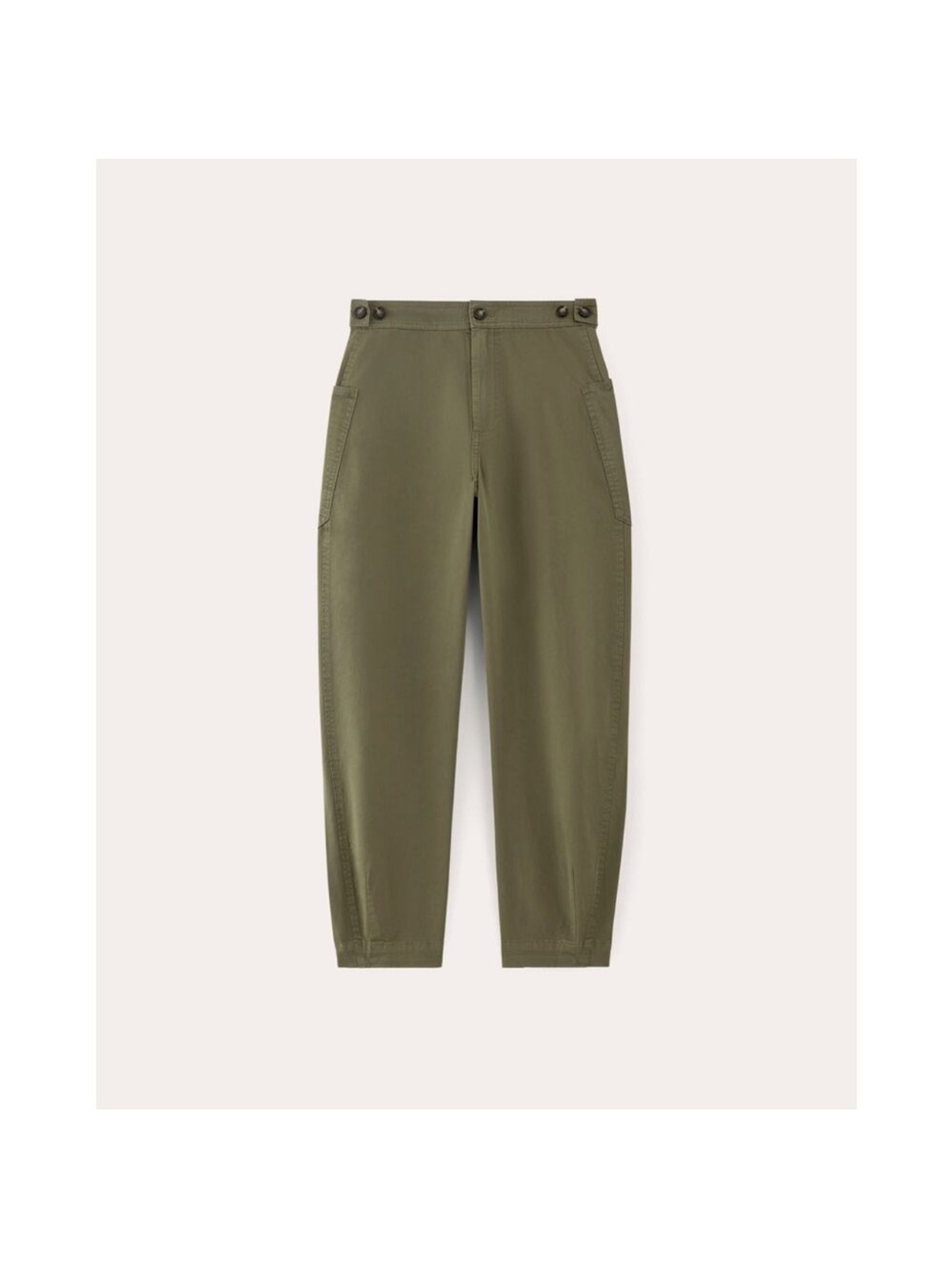 Everlane The Fatigue Barrel Pant in Kalamata Olive Green 14 - Picture 2 of 2